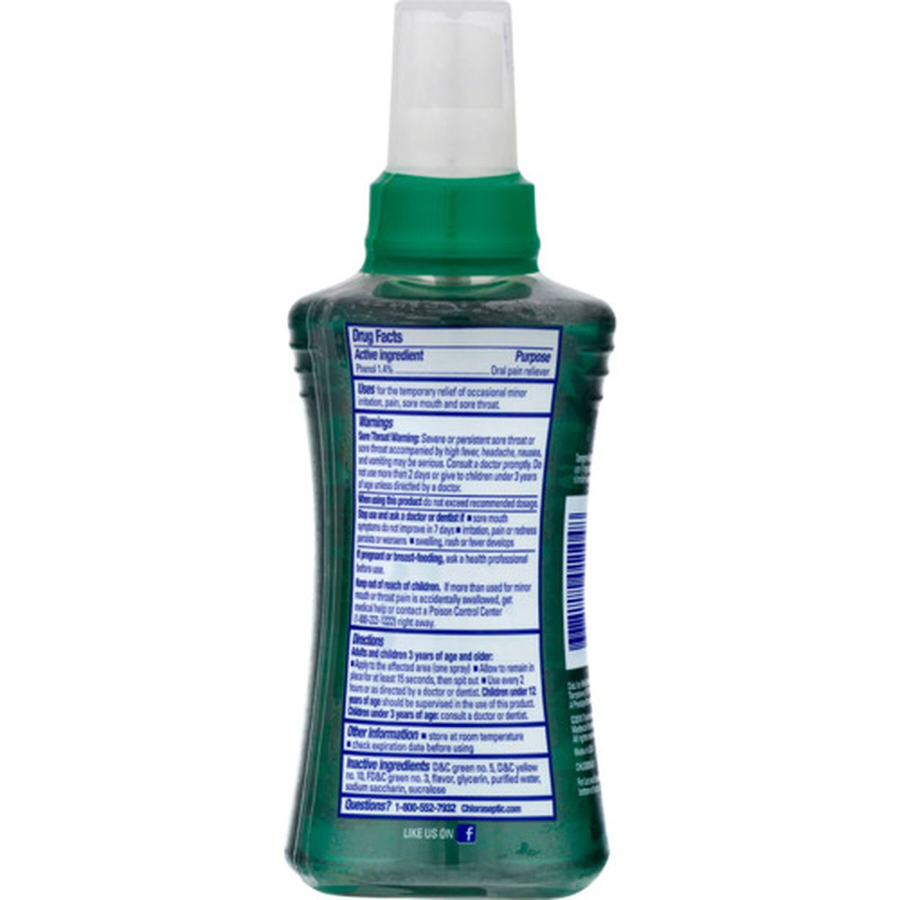 Chloraseptic, Menthol, Sore Throat Spray, 6 oz