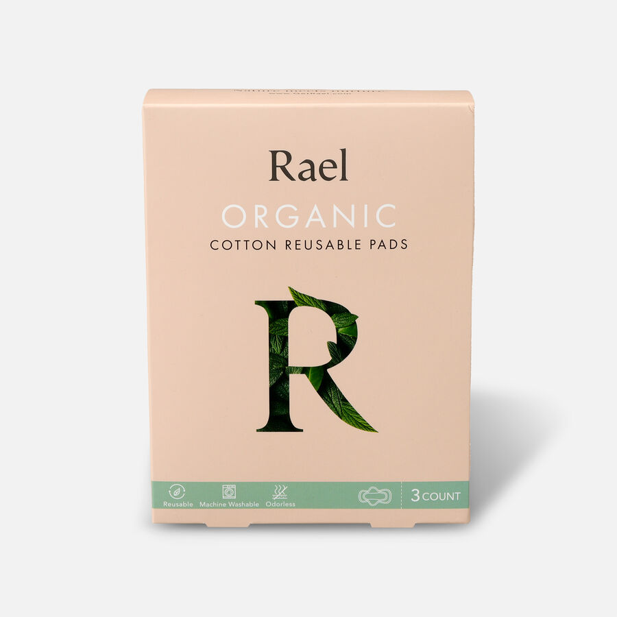 Rael Organic Cotton Reusable Pads, , large image number 2