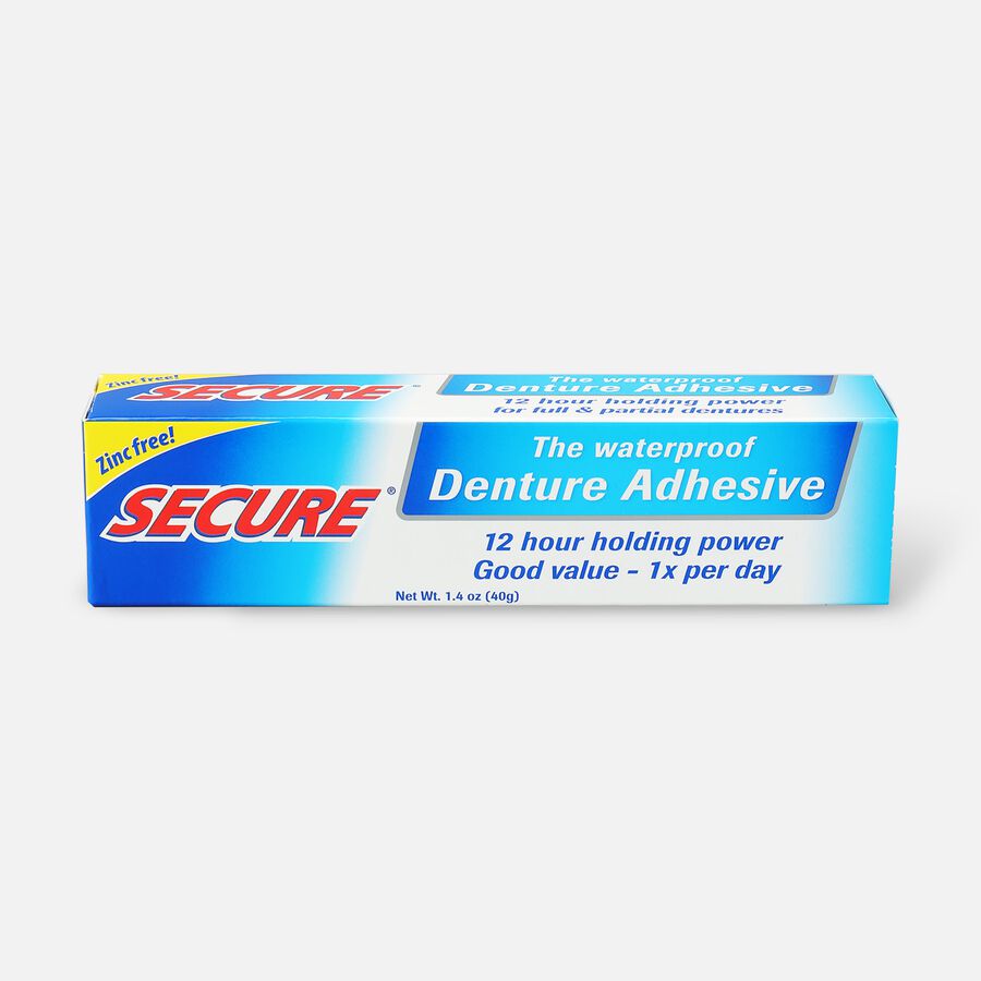SECURE Denture Adhesive Original 1.4 oz., , large image number 0