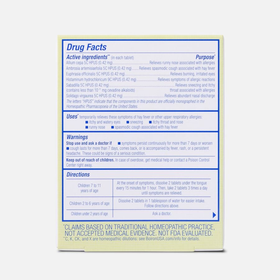 Boiron AllergyCalm Kids Tablets, 60 ct., , large image number 1