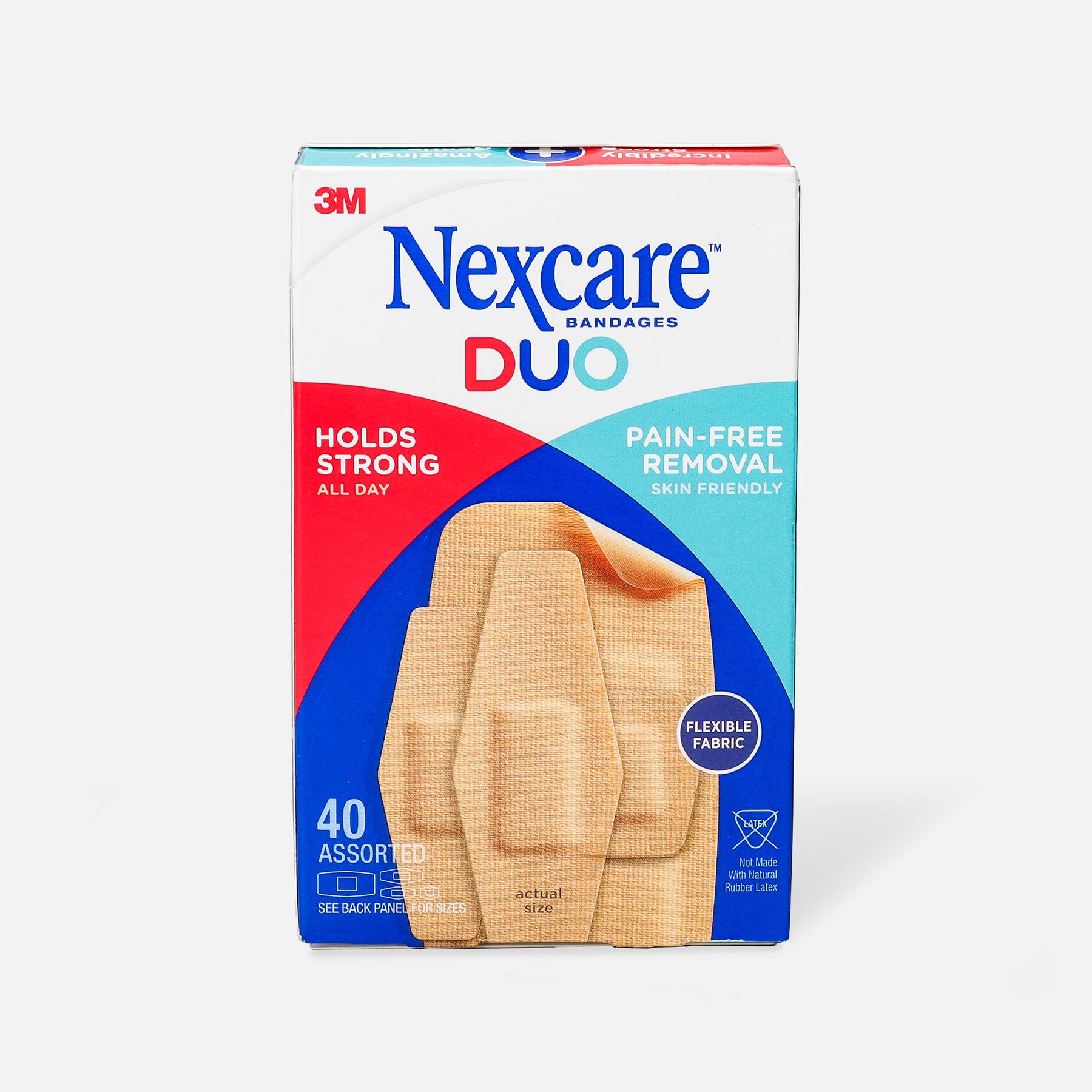 Nexcare DUO Bandage, Assorted, 40ct