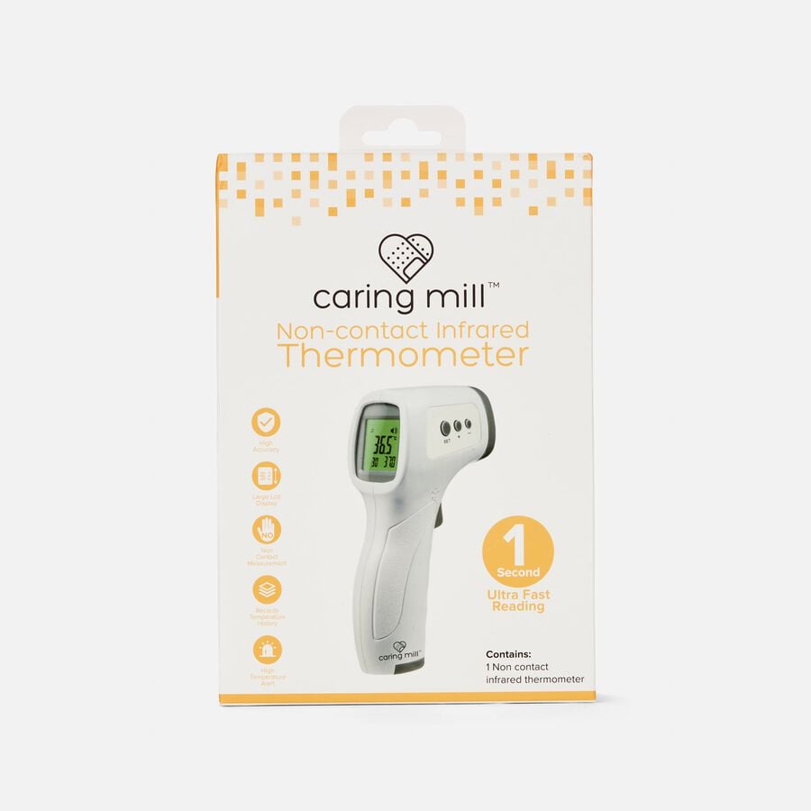 FSA Eligible Caring Mill™ NonContact Infrared Thermometer with Large