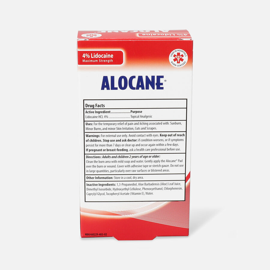 Alocane Maximum Strength Emergency Burn Pads, 10 ct., , large image number 1
