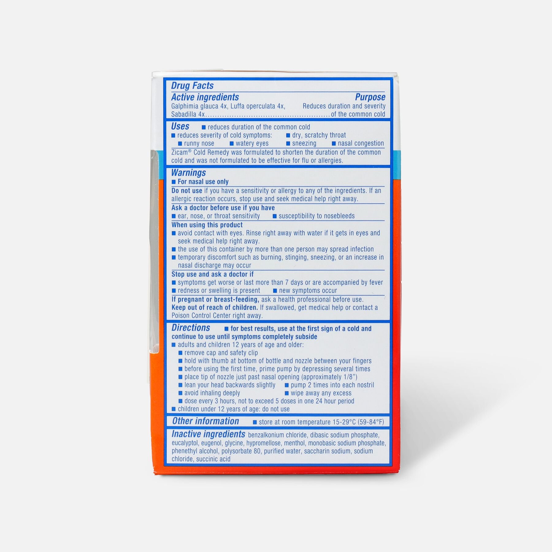 FSA Eligible Zicam Cold Remedy Nasal Spray, .5 fl oz. FSA Store