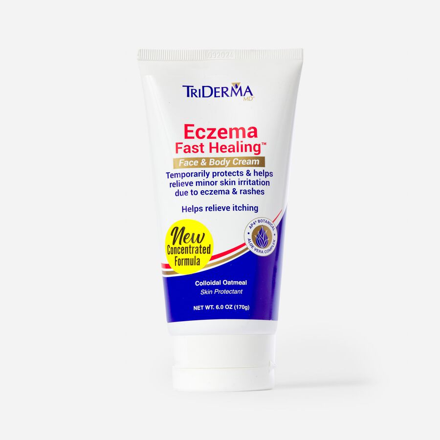 TriDerma Eczema Fast Healing™ Face & Body Cream, 6 oz. Tube, , large image number 0