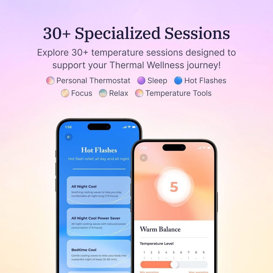 Embr Wave Hot Flash Relief Wristband, Black, Black, large image number 5