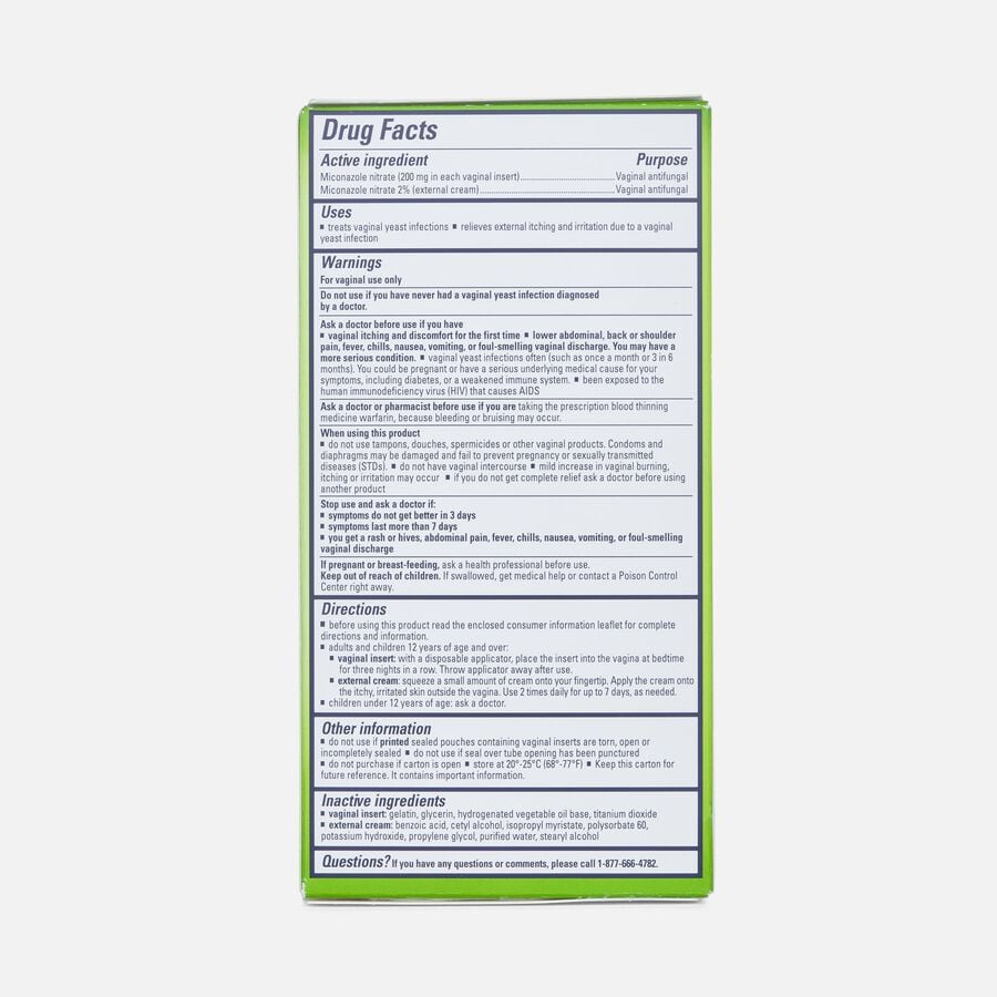 Monistat 3, Cure and Itch Relief, , large image number 1