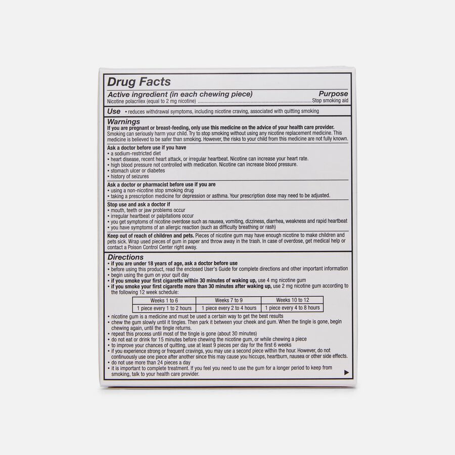 Nicorette Gum White Ice Mint, 2 mg, 160 ct., , large image number 1