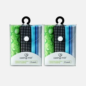 Caring Mill&trade; Lens Cloth, Microfiber, Assorted, 3 ct. (2-Pack)
