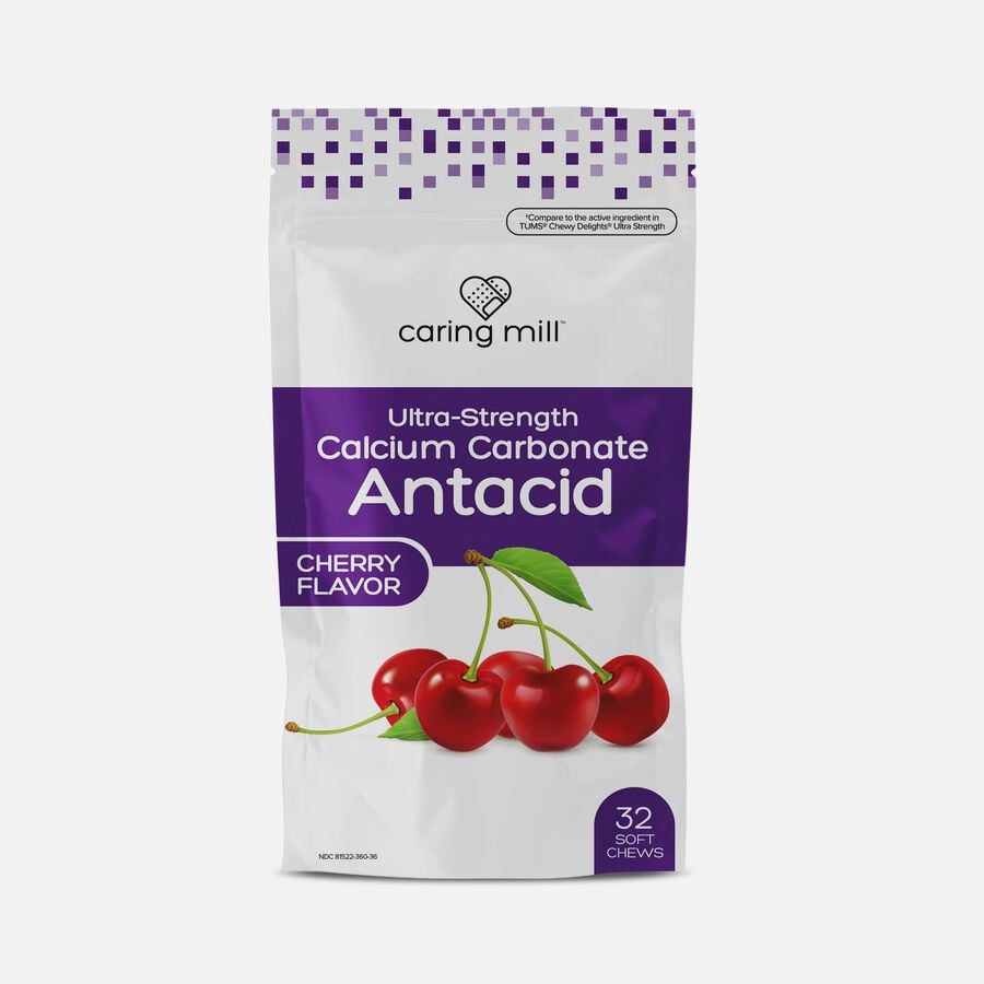 Caring Mill™ Antacid Soft Chews, Cherry, 32 ct., , large image number 0