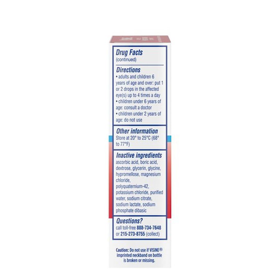 Visine Red Eye Hydrating Comfort Lubricating Eye Drops, .5 fl oz., , large image number 5