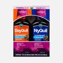 Vicks&reg; DayQuil&trade; & NyQuil&trade; Cold & Flu Combo-Pack, Elderberry, 12 fl oz., , large image number 0
