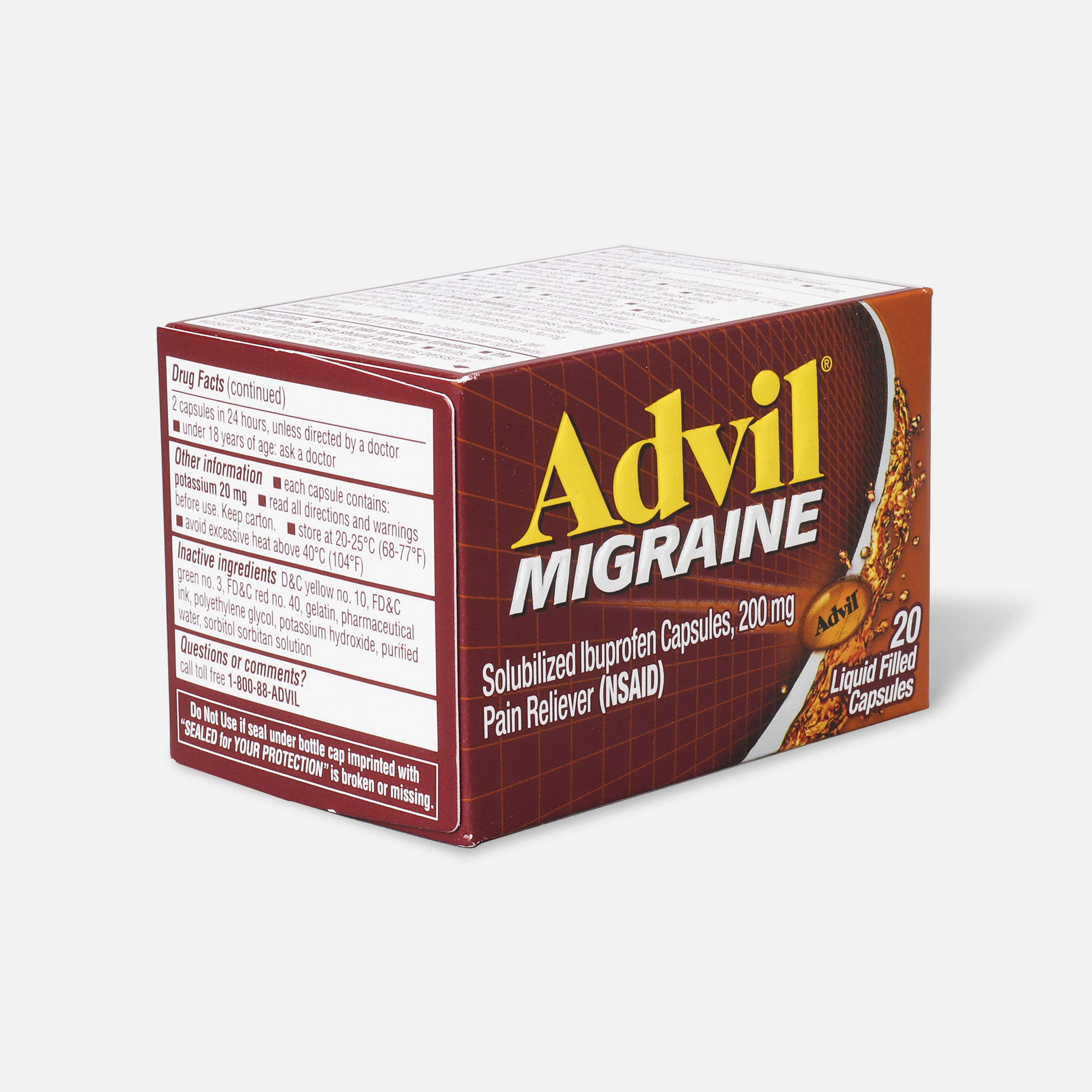 Advil Migraine Pain Reliever and Fever Reducer Liquid Filled Capsules