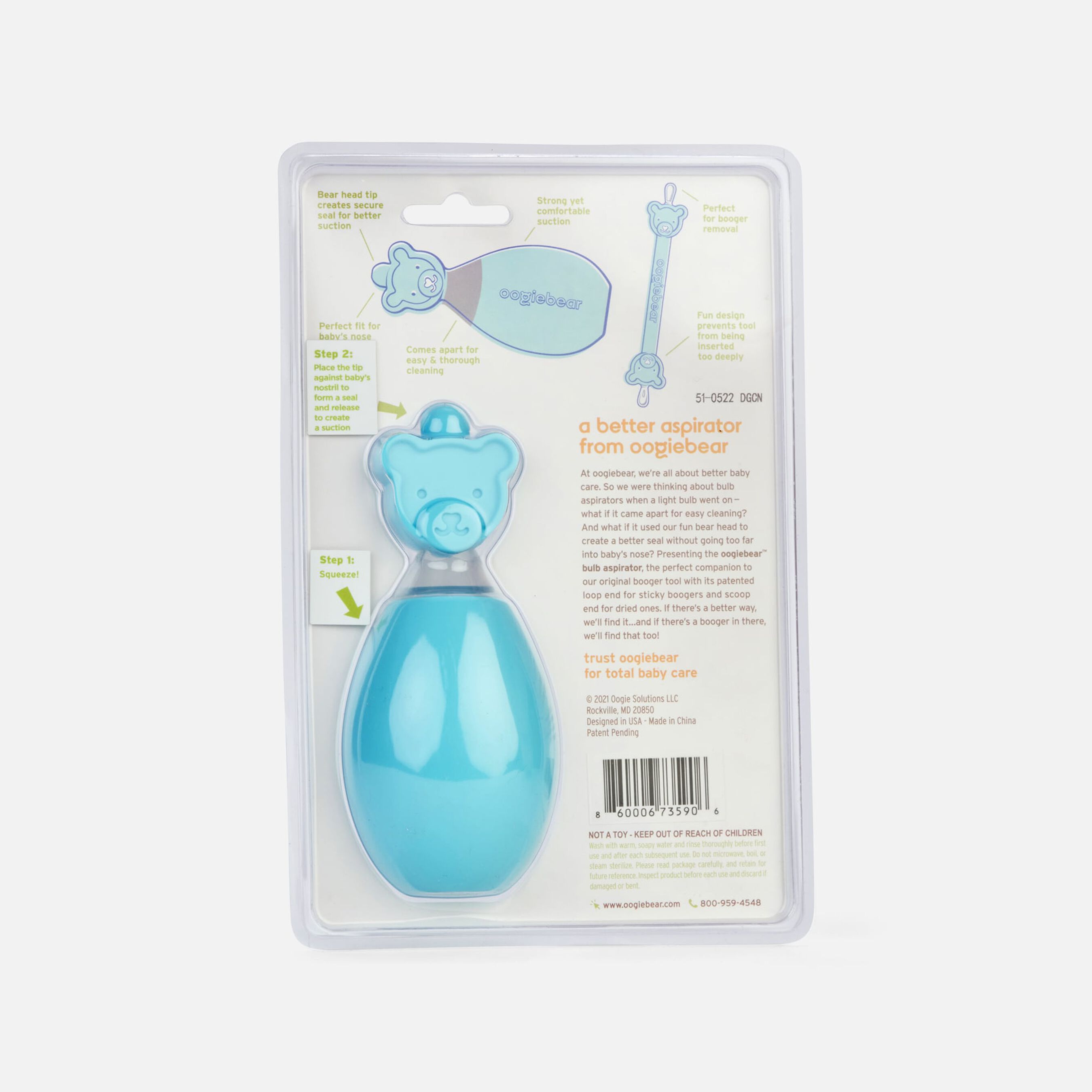 FSA Eligible Oogiebear Baby Nasal Aspirator & Nose and Ear Cleaner Duo