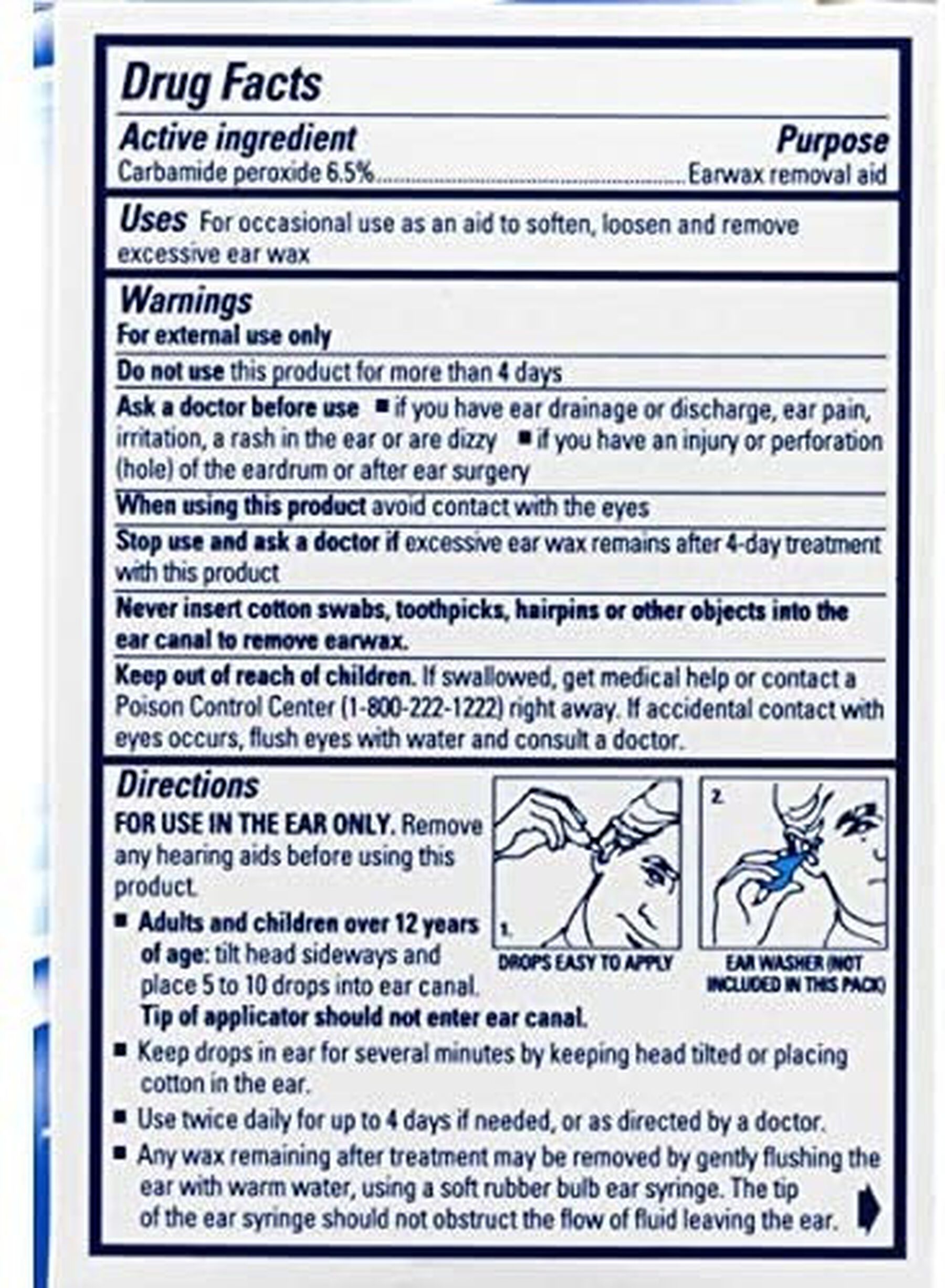 Murine Ear Wax Removal Drops, 0.5 oz