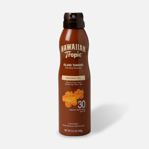 Hawaiian Tropic Dry Oil Clear Spray Sunscreen SPF 30, 6 oz.