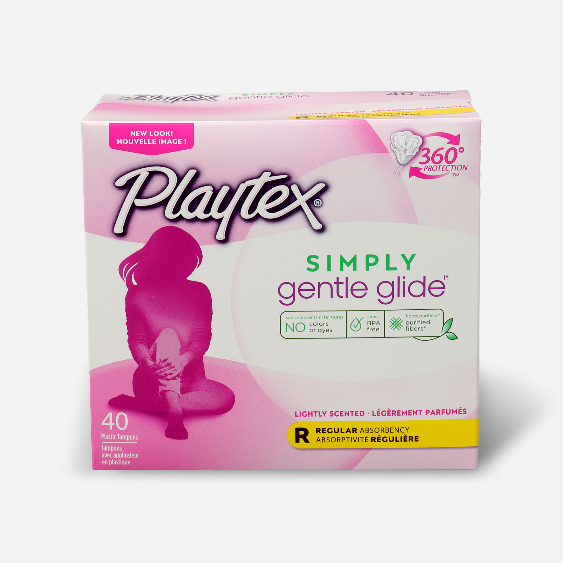 Playtex Gentle Glide Deodorant Regular Tampons