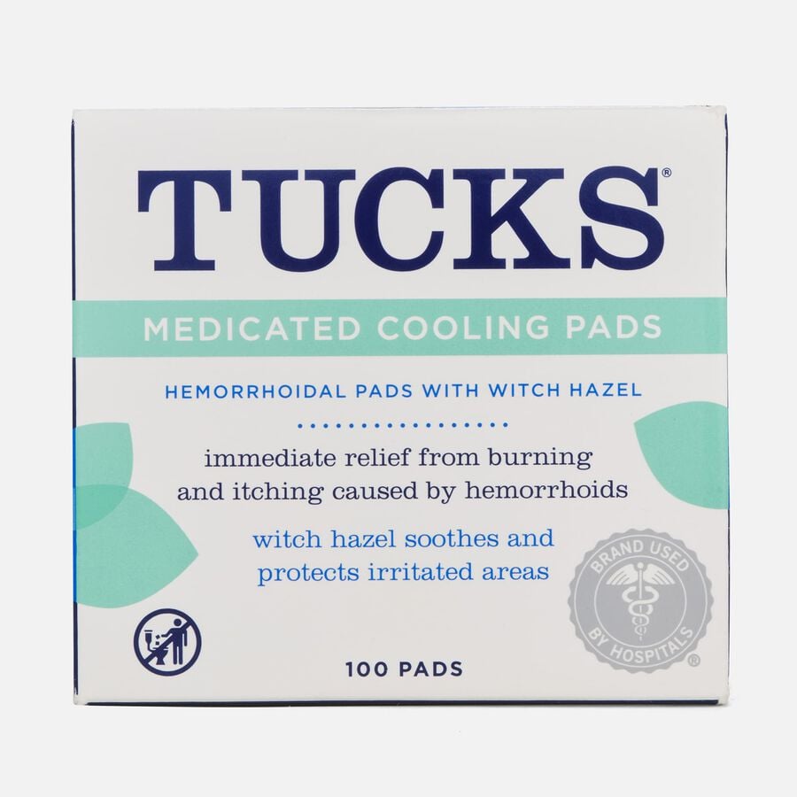 Tucks Medicated Hemorrhoidal Pads, 100 ct., , large image number 0
