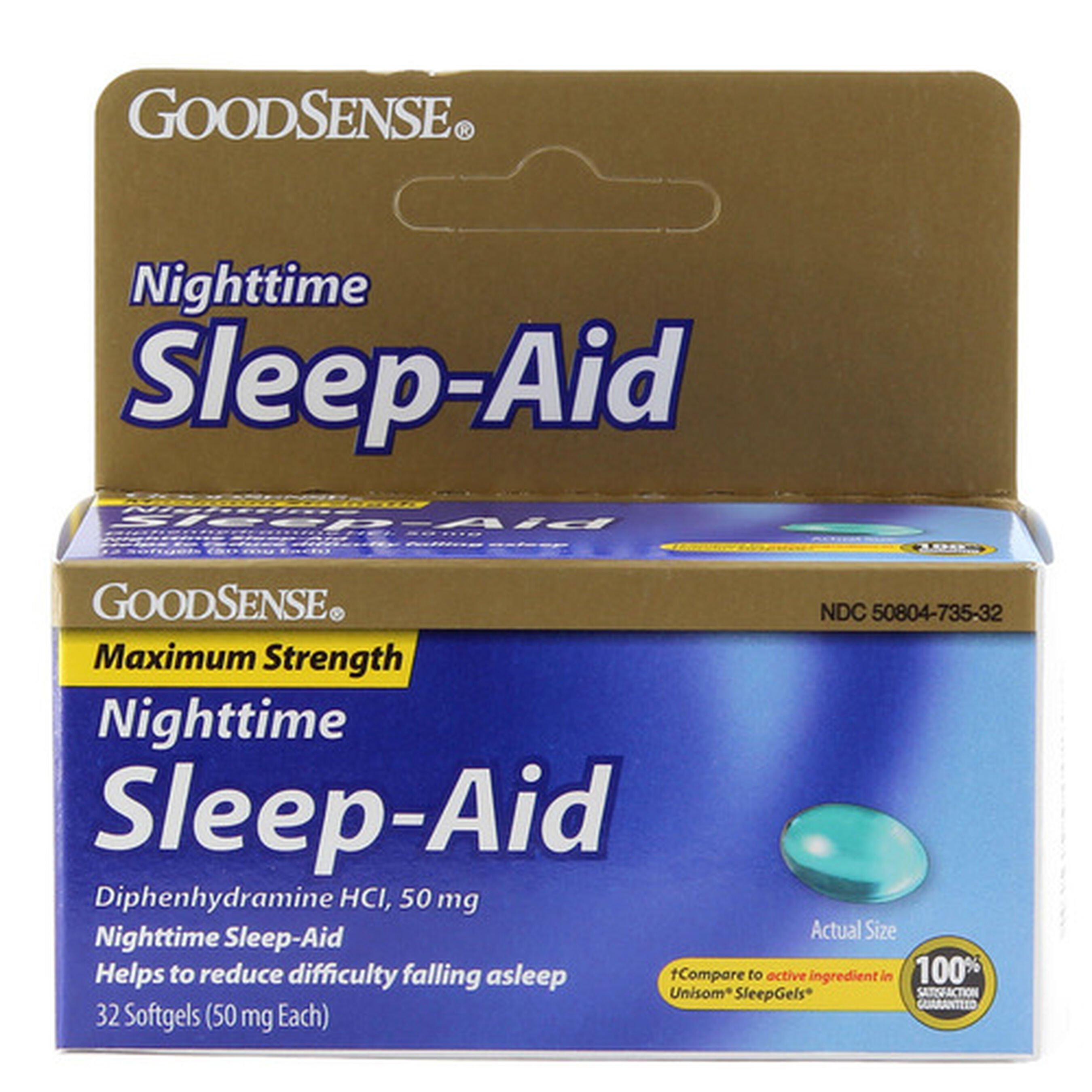GoodSense® Sleep Aid Maximum Strength Softgel 50 MG , 32 ct