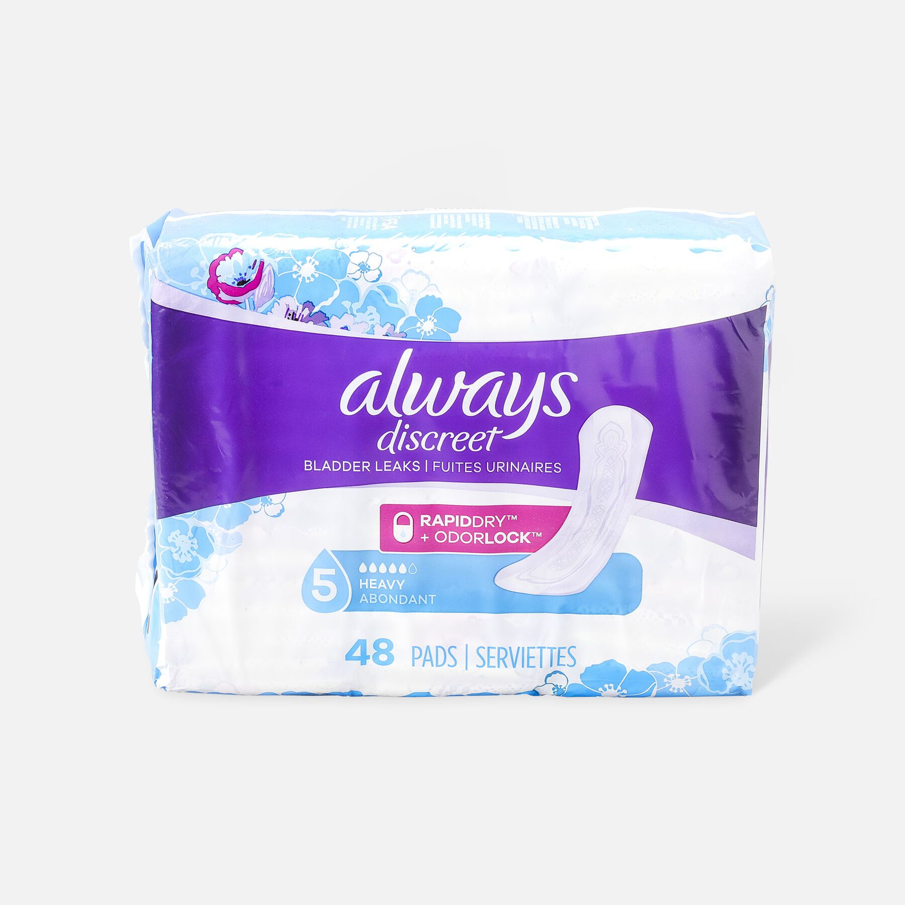 FSA Eligible Always Discreet Long Incontinence Pads FSA Store