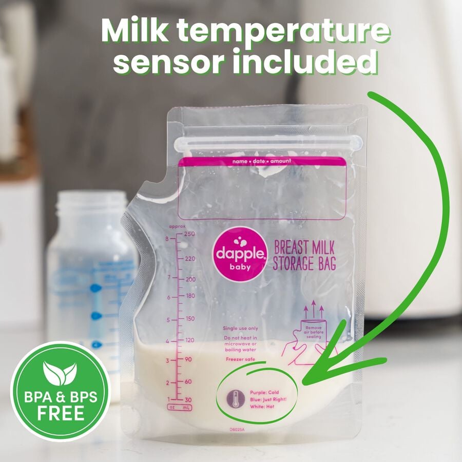 Dapple&reg; Baby Breast Milk Storage Bags with Easy Pour Spout, 8 fl. oz., 100 ct., , large image number 5
