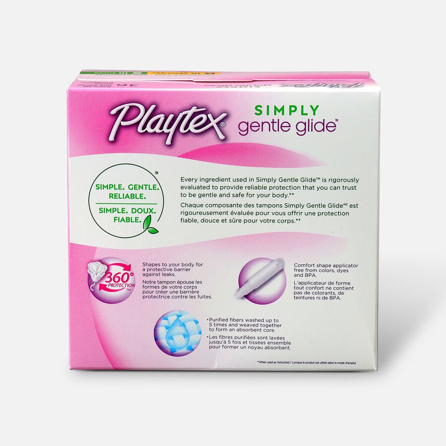 Playtex Gentle Glide Multipack Tampons, Unscented, 36 ct. (Reg/Super), , large image number 1