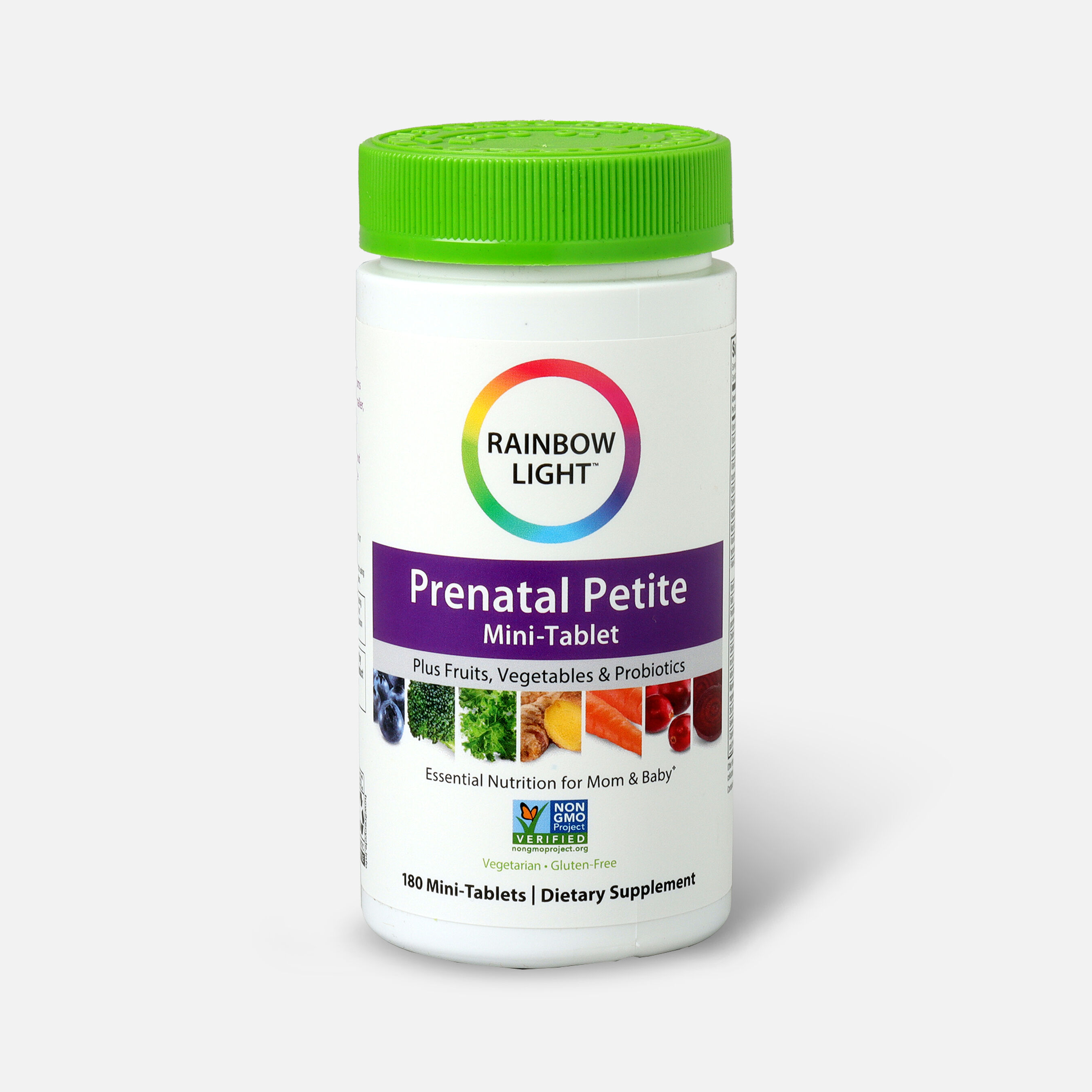 Rainbow Light Prenatal Petite MiniTablet Multivitamin, 180 Ct