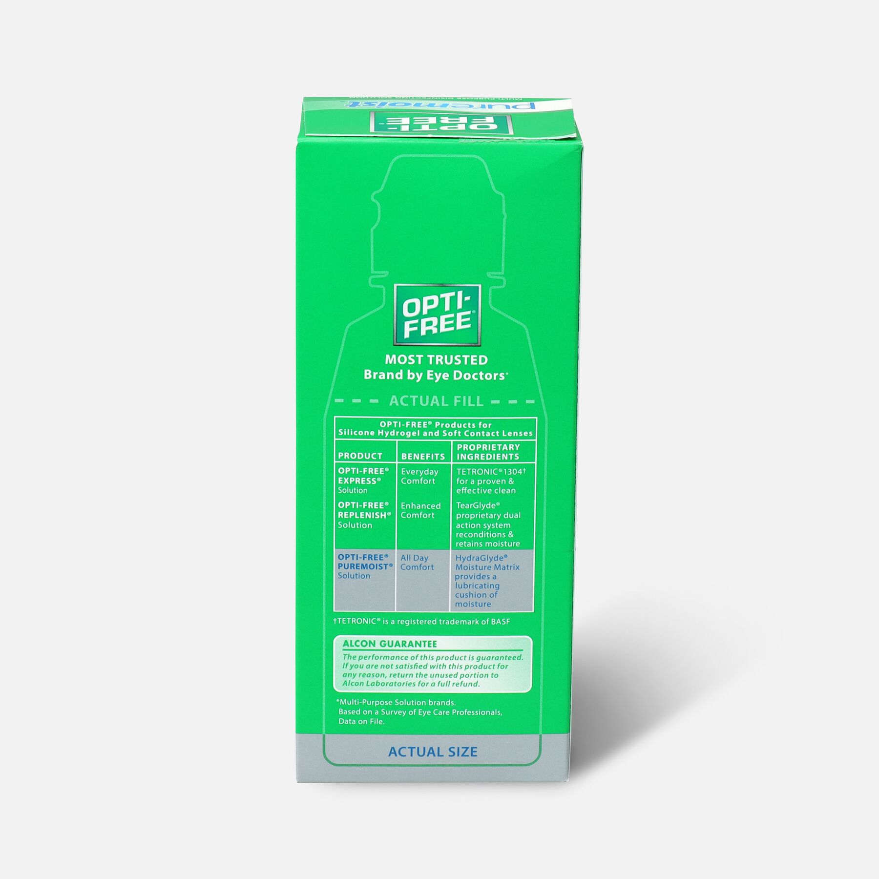 FSA Eligible Alcon OptiFree PureMoist Contact Lens Solution, 4 fl oz. FSA Store