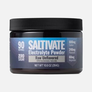 Saltivate&reg; Electrolyte Drink Mix, Zero Sugar, Raw Unflavored, 90 Servings