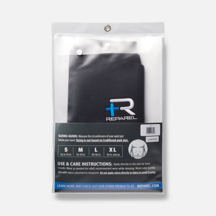 Reparel Back Recovery Wrap, Black, M, , large image number 1
