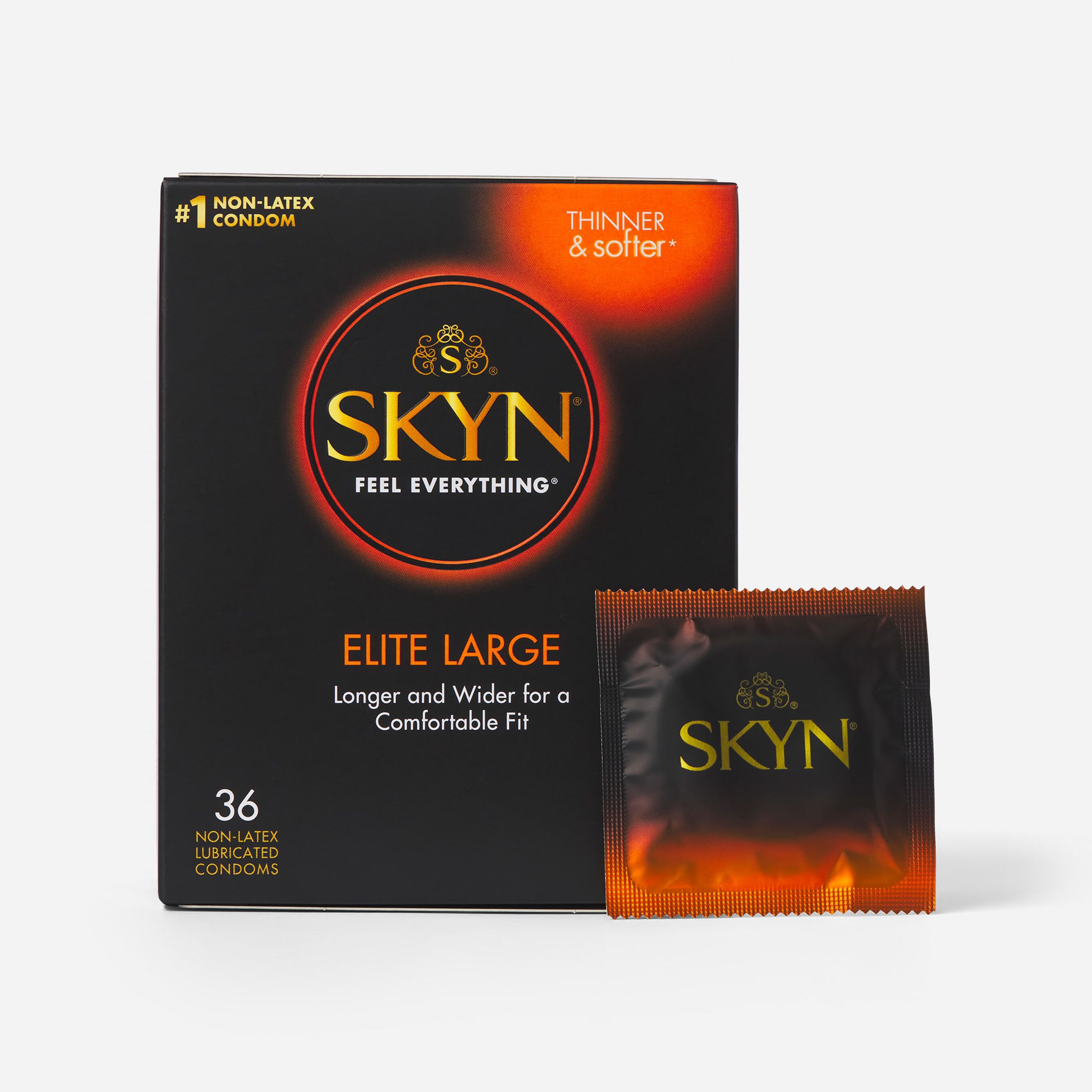 FSA Eligible SKYN Elite Large NonLatex Condom, 36 ct. FSA Store