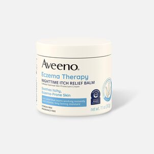 Aveeno Eczema Therapy Nighttime Itch Relief Balm Jar, 11 oz.