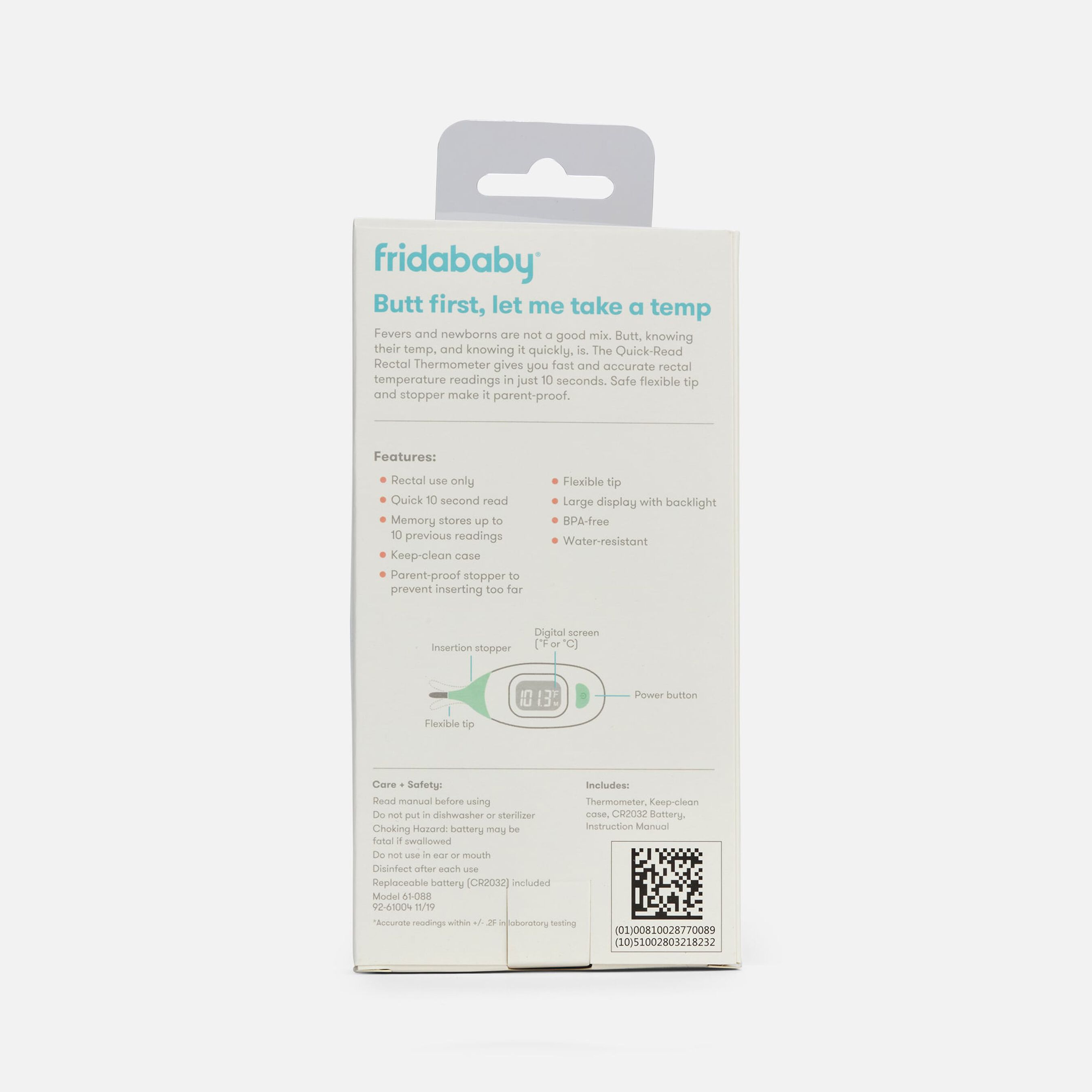 FSA Eligible QuickRead Digital Rectal Thermometer by Frida Baby FSA Store