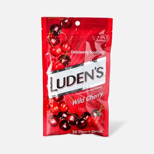 Luden's Wild Cherry Throat Drops, 30 ct.