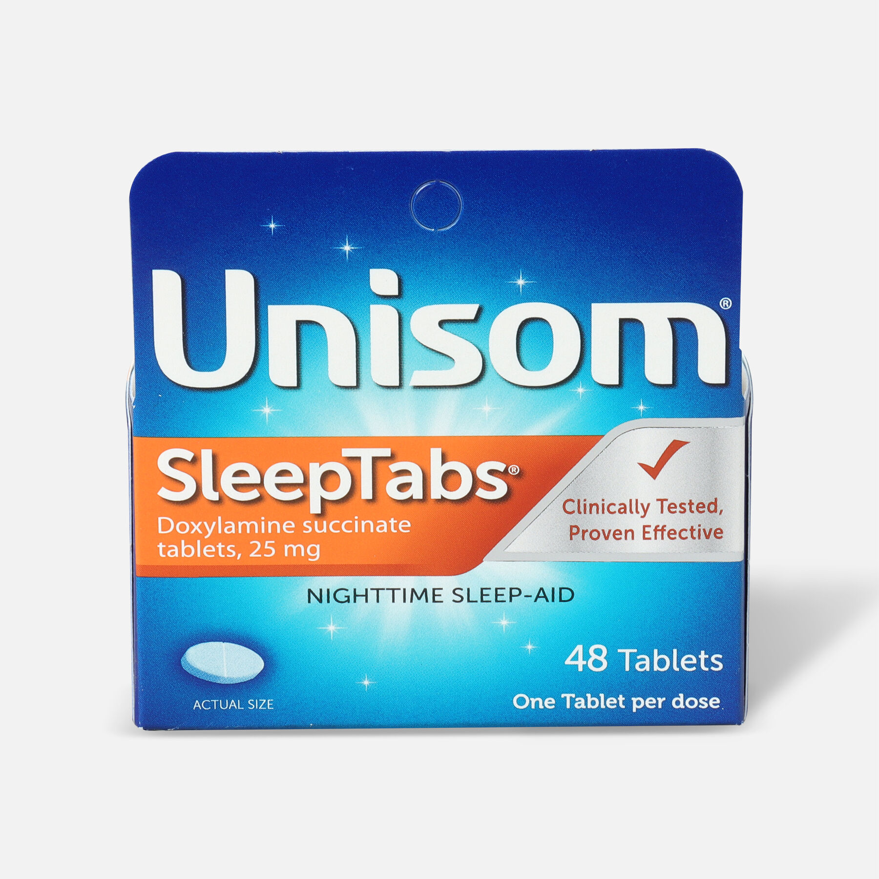 Unisom SleepTabs, Nighttime Sleep-Aid Tablets, 48 ea