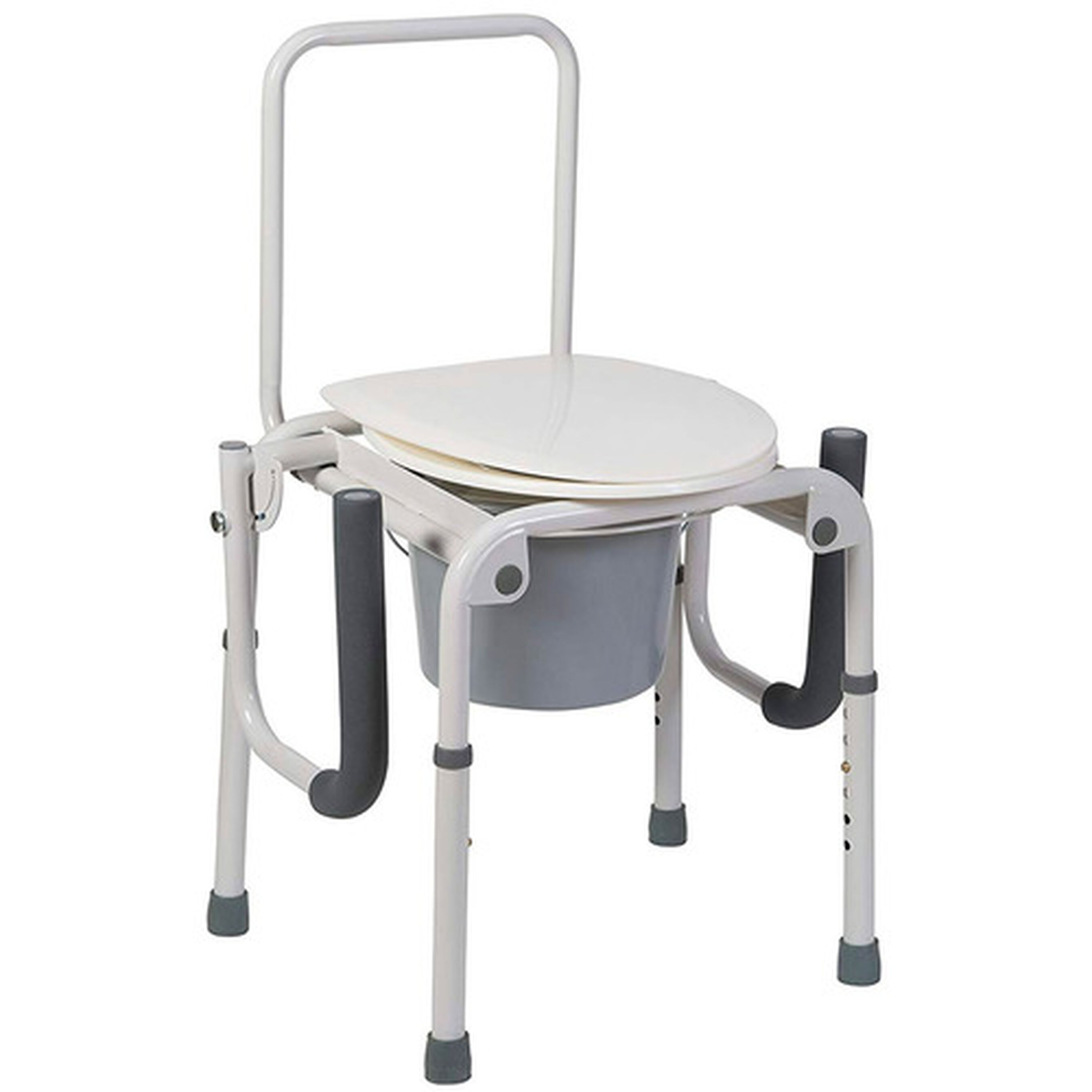 DMI® Steel DropArm Bedside Commode