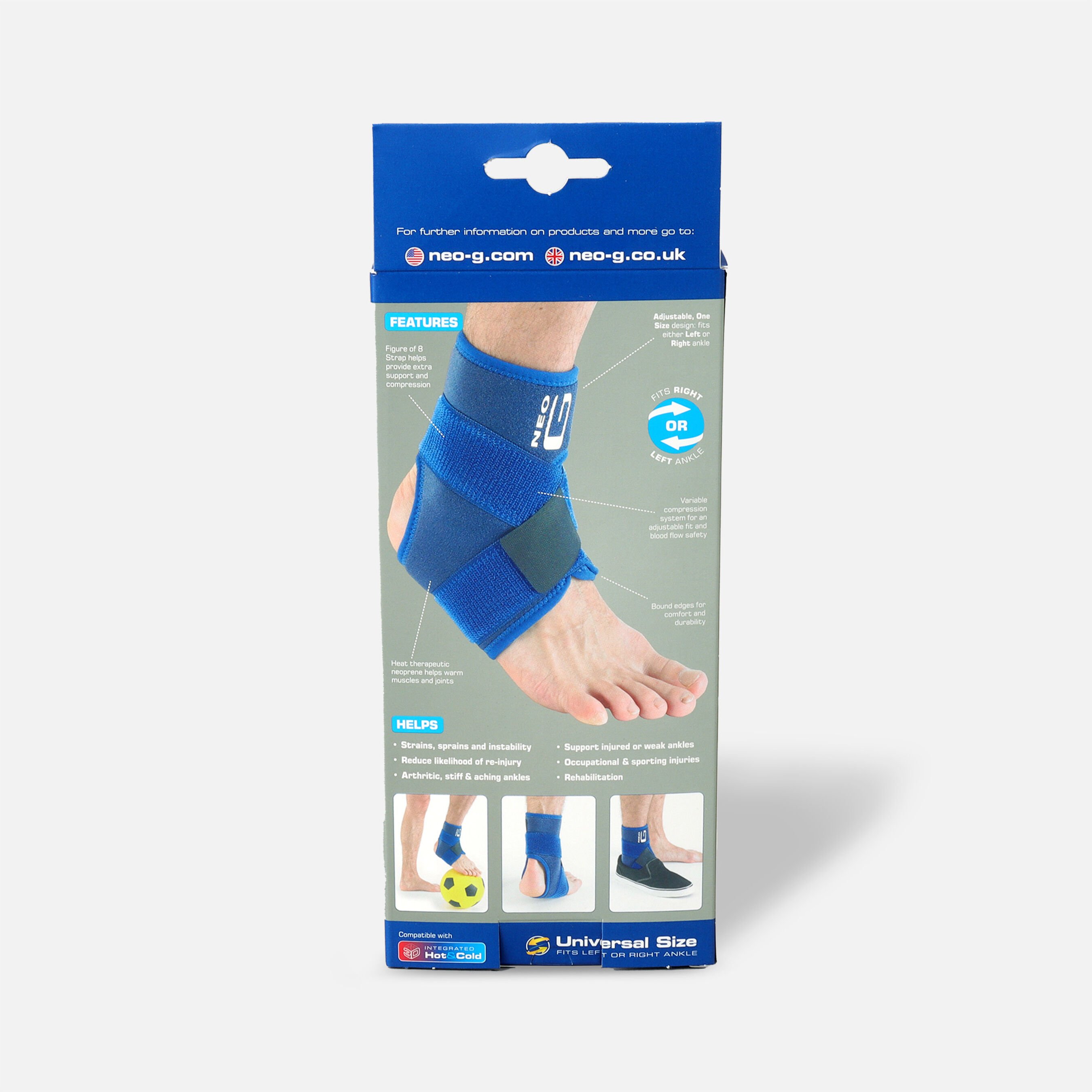 FSA Eligible Neo G Figure of 8 Ankle Brace, One Size FSA Store