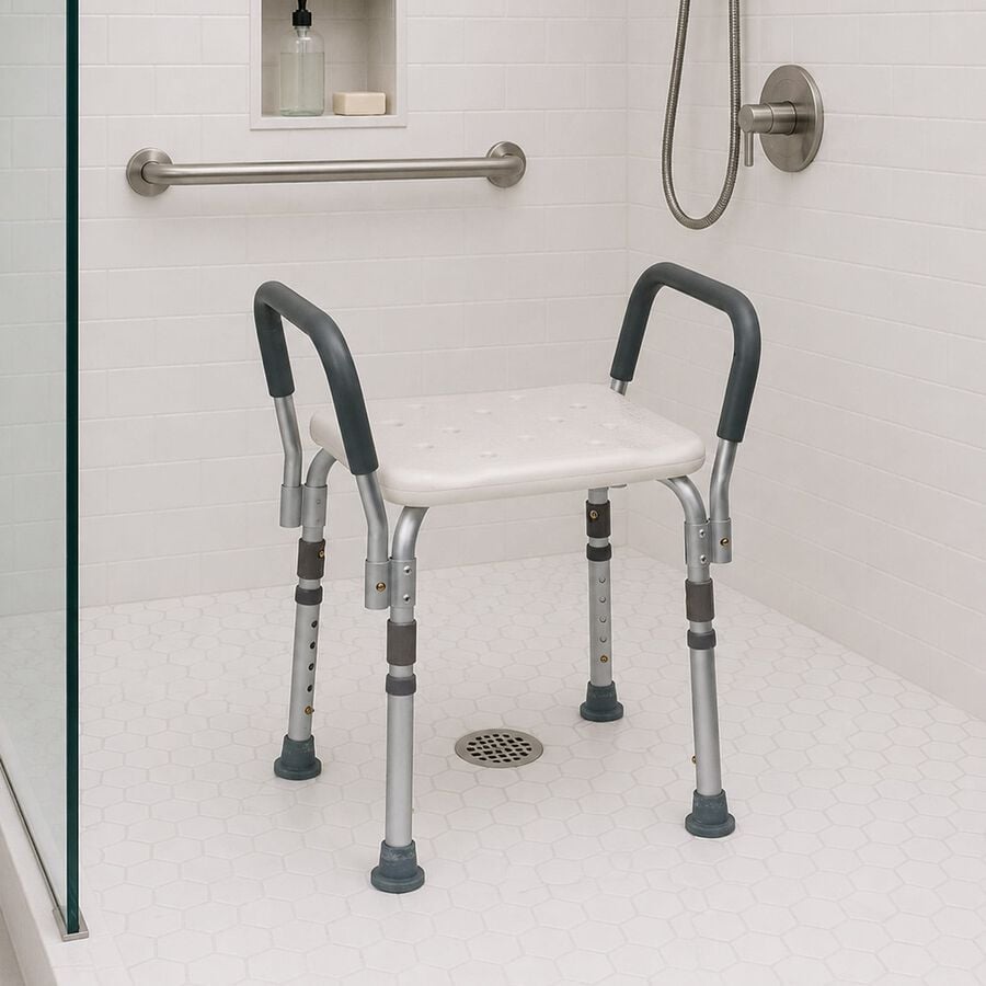 Alex Orthopedic Bath Bench with Arms, , large image number 1