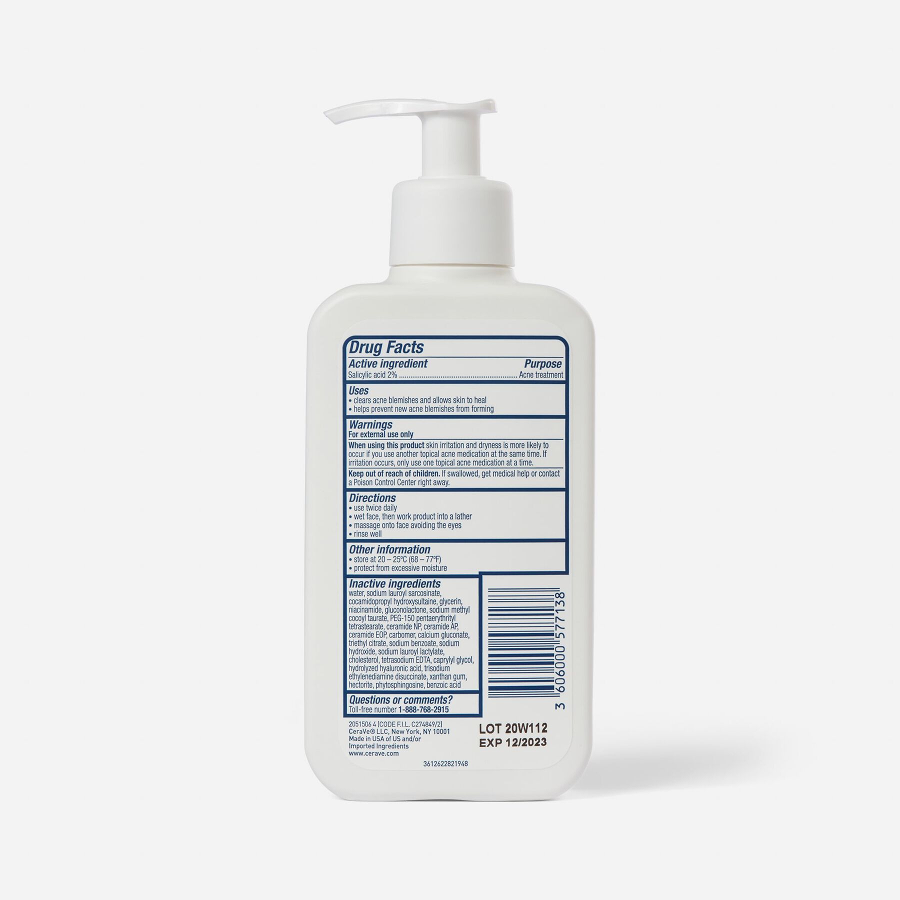FSA Eligible CeraVe Acne Control Face Cleanser
