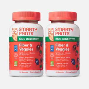 SmartyPants Kids Fiber and Veggies, 60 Gummies (2 pack)