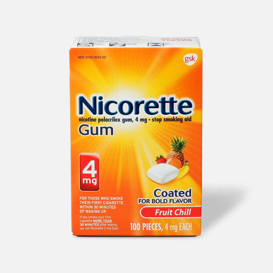 Nicorette Gum, 4 mg, 100 ct., , large image number 1
