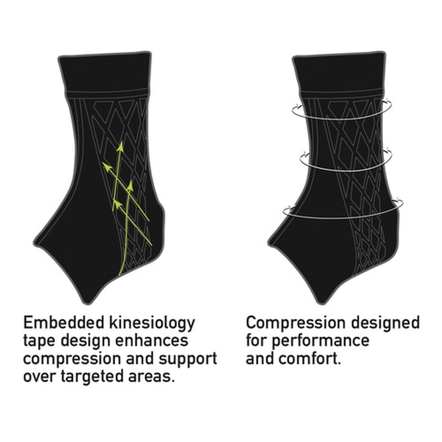 Spark Kinetic Compression Ankle Sleeve, Large, , large image number 2