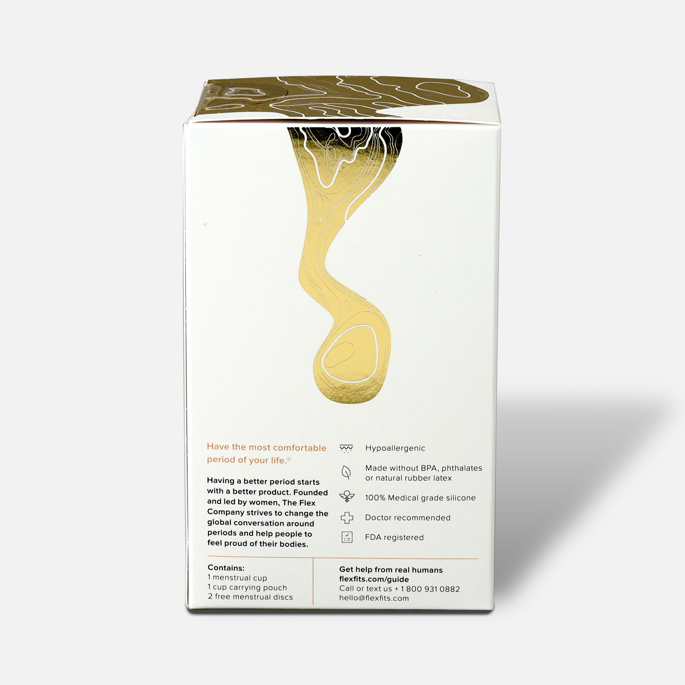 FLEX Menstrual Cup (includes 2 FREE Menstrual Discs)