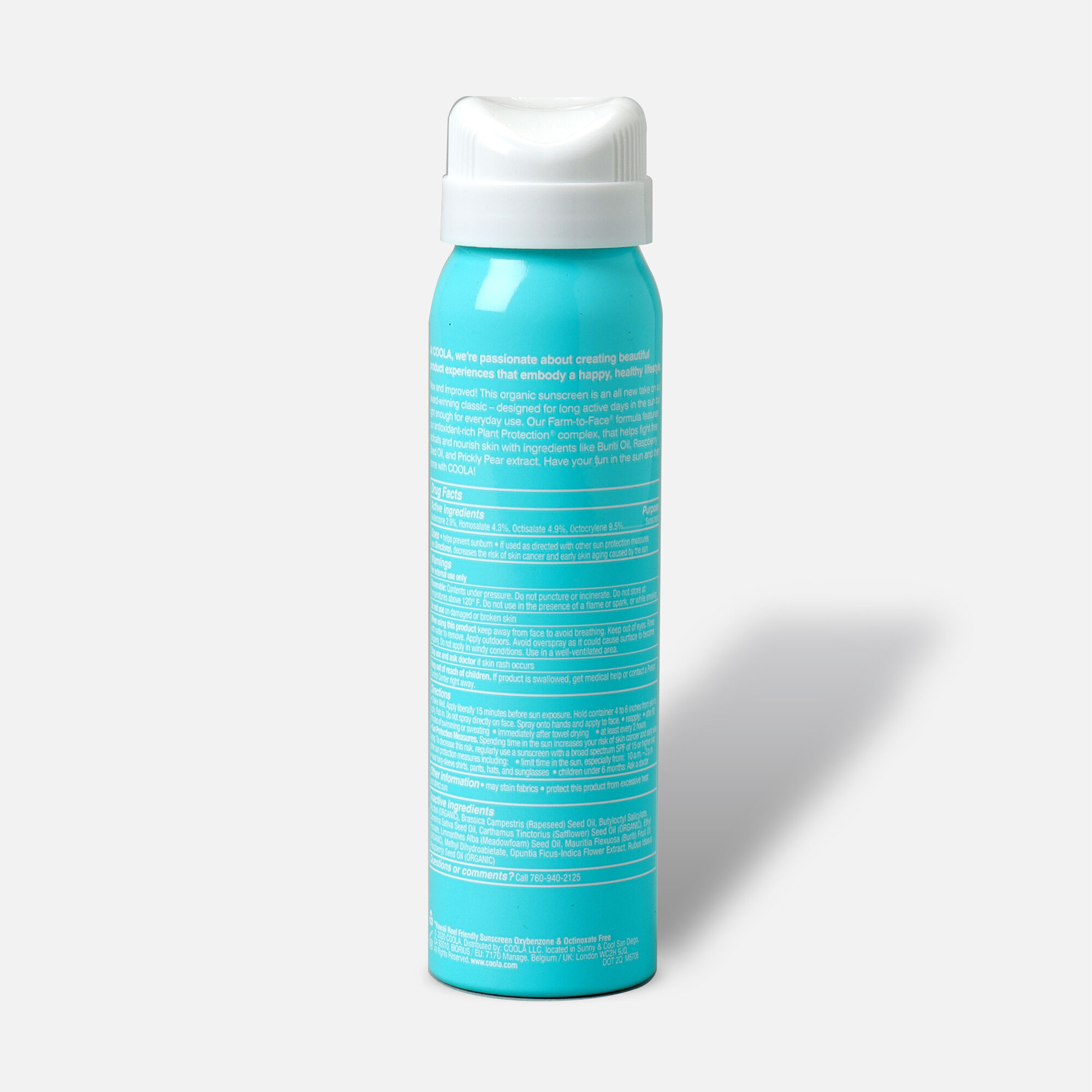 coola sunscreen spray spf 50 coola sunscreen spray spf 50