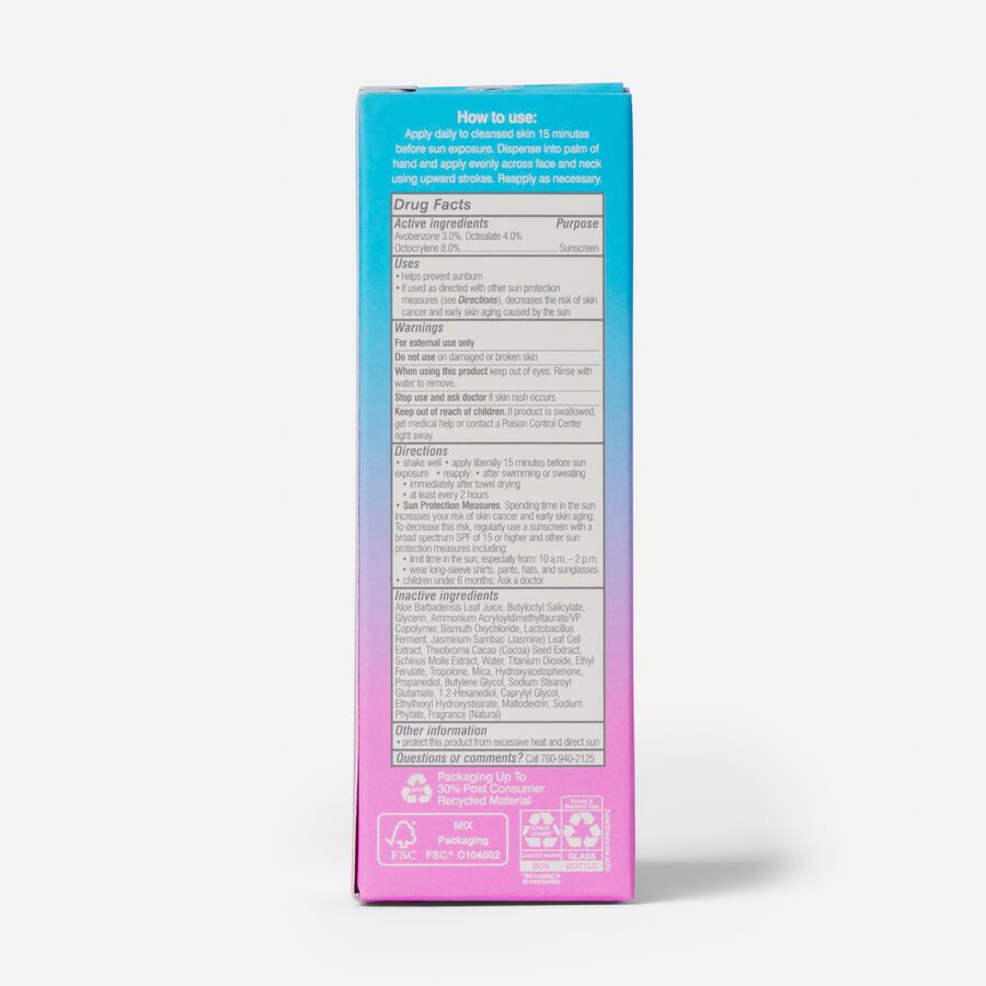 COOLA Dew Good Illuminating Serum Sunscreen with Probiotic Technology - SPF 30, 1 oz., , large image number 1