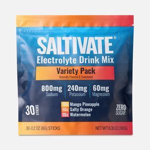 Saltivate&reg; Electrolyte Drink Mix, Zero Sugar, Variety Pack, 30 Stick Packs