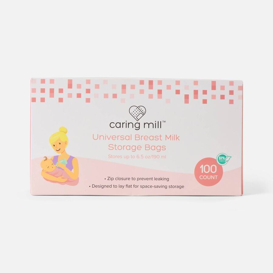 FSA Eligible Caring Mill™ Breast Milk Universal Storage Bags 100 ct