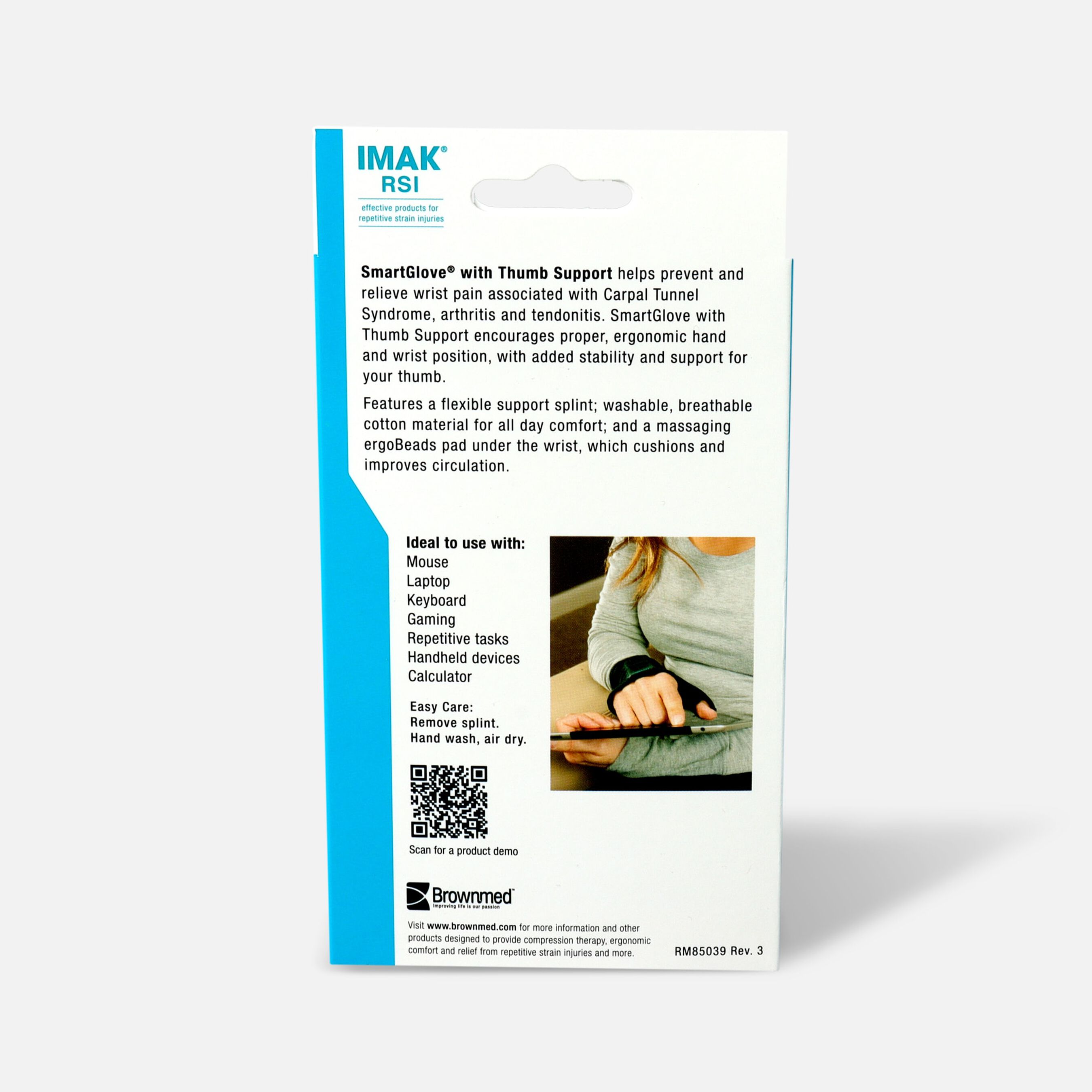 FSA Eligible IMAK SmartGlove with Thumb Support, Medium FSA Store