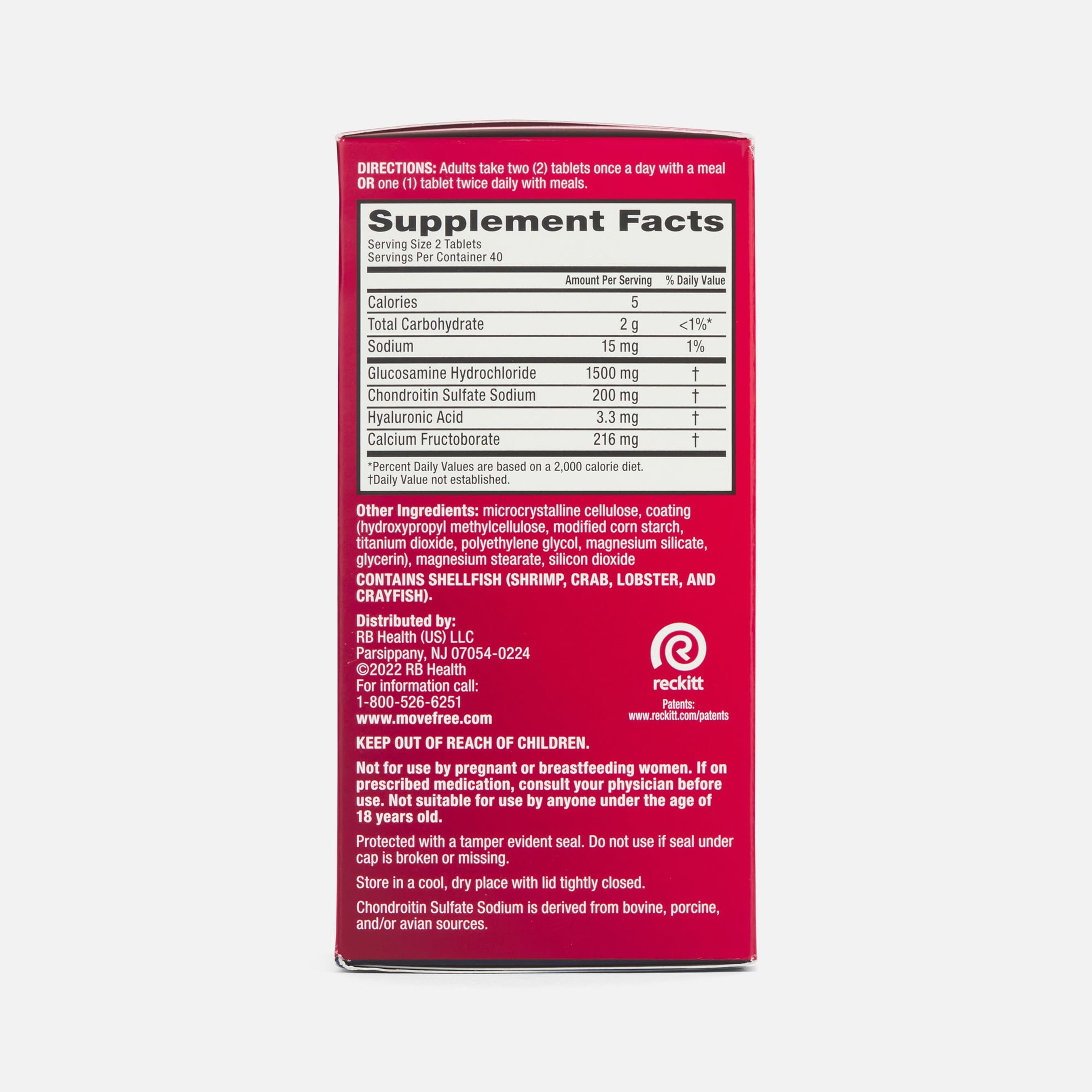 FSA Eligible Schiff Move Free Advanced Joint Health Tablets, 80 ct