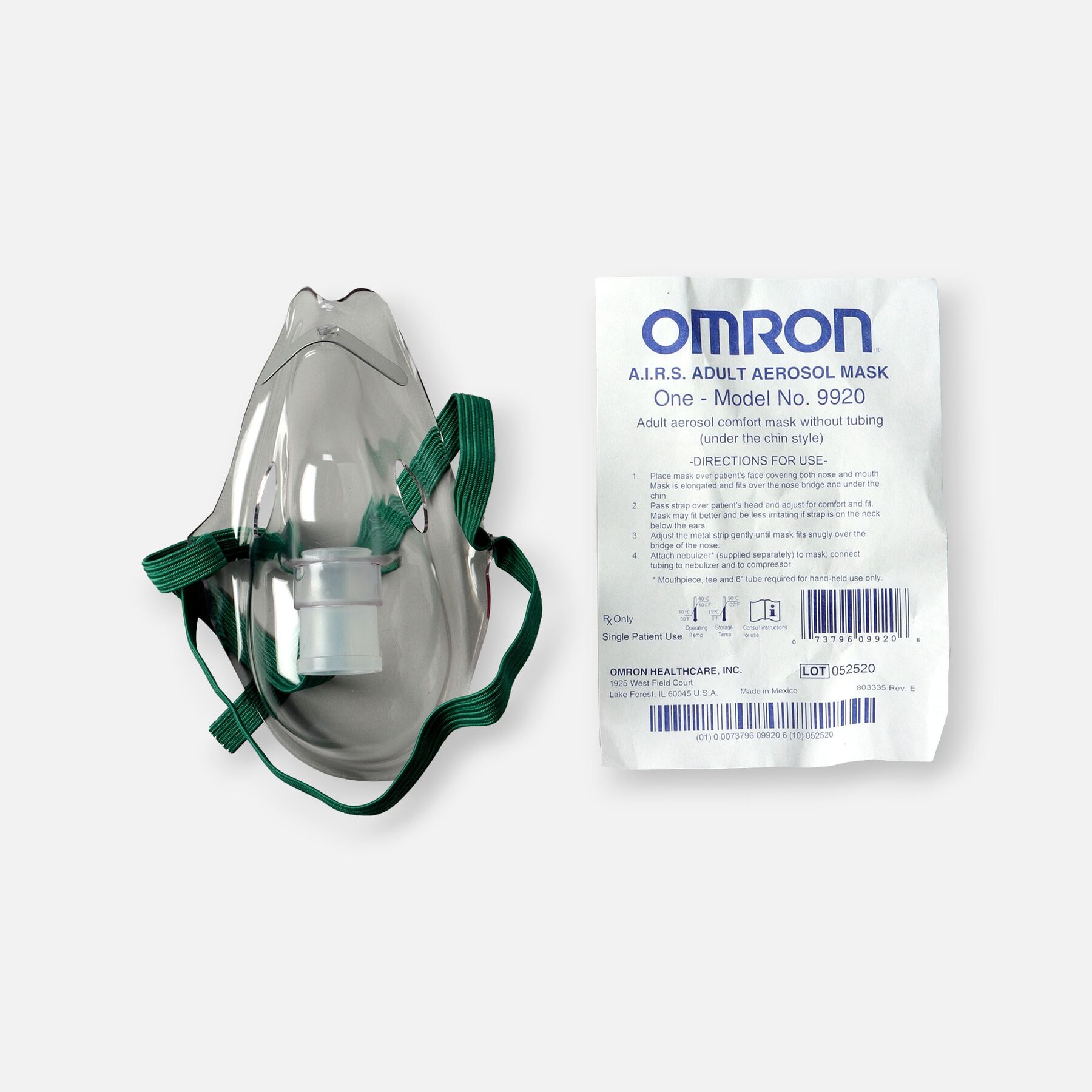 OMRON 9920 Adult Nebulizers Mask for NEU22V